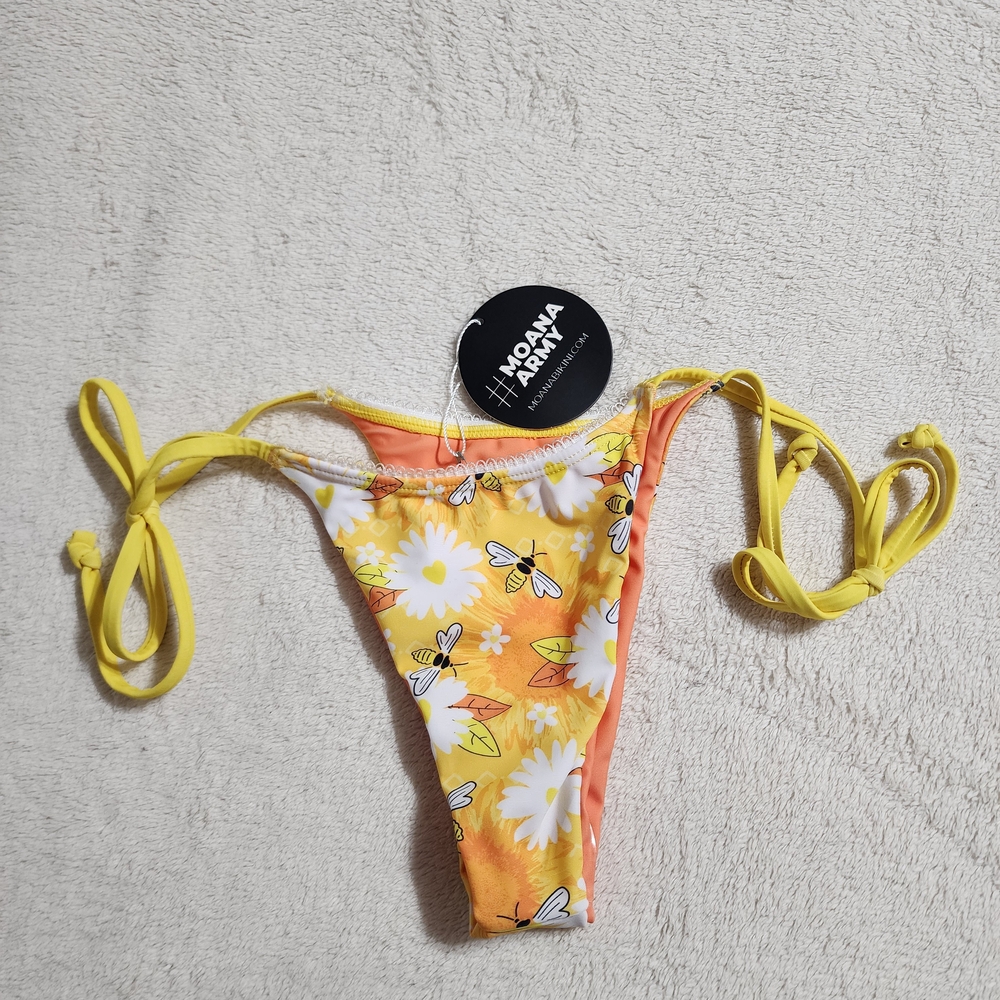 Moana Bikini Honey Bee Tie Bottom